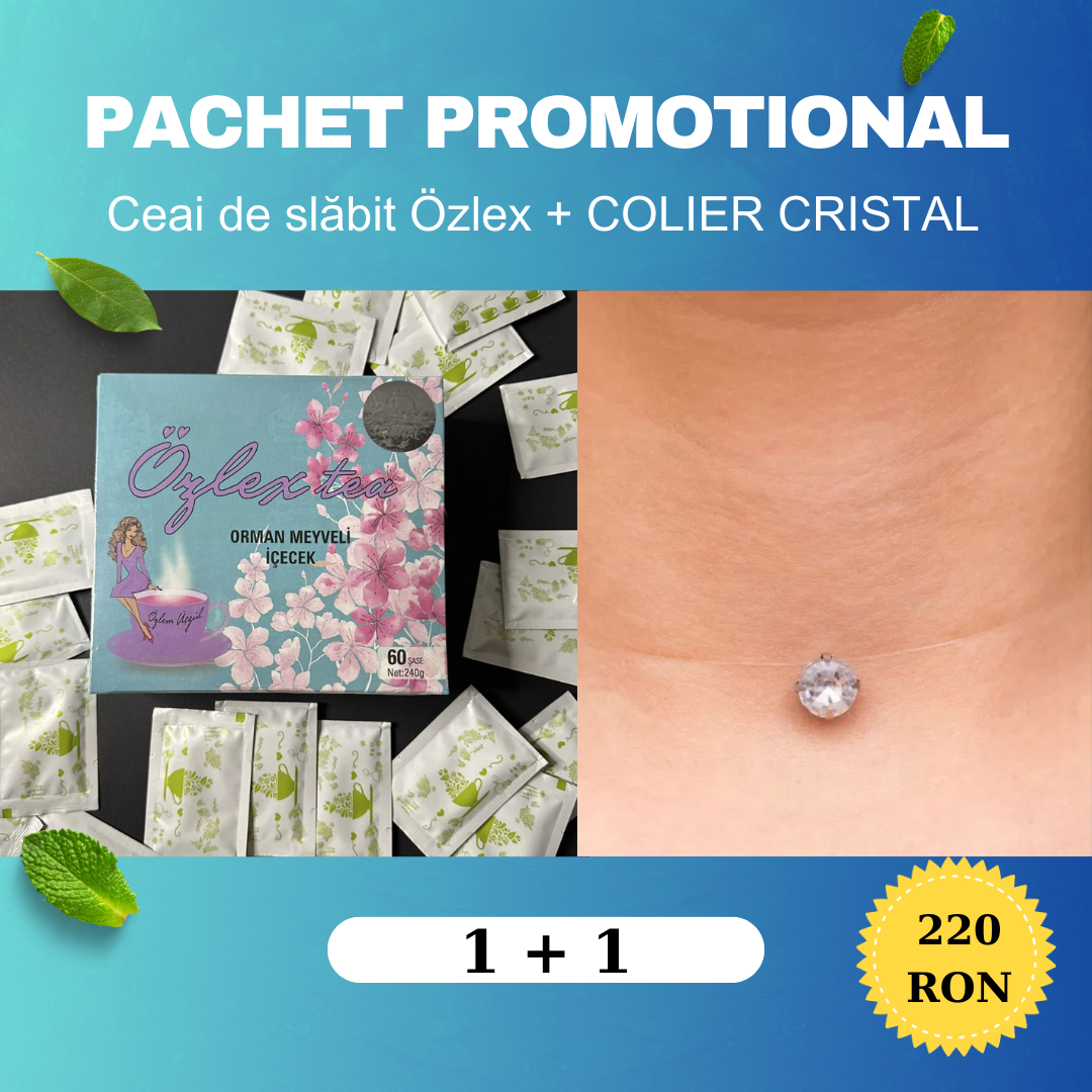 Pachet promotional - Ceai Özlex + Cadou COLIER CRISTAL