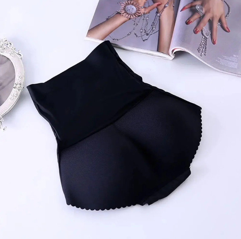 Chiloti Push Up Talie de Viespe NEGRU