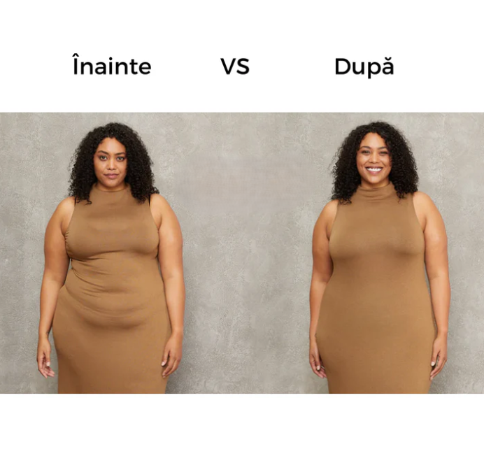 Body Modelator cu Push-Up Bej - imagine 10