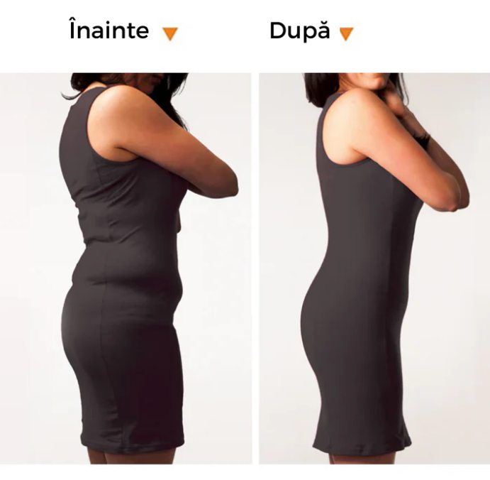 Body Modelator cu Push-Up Bej - imagine 3