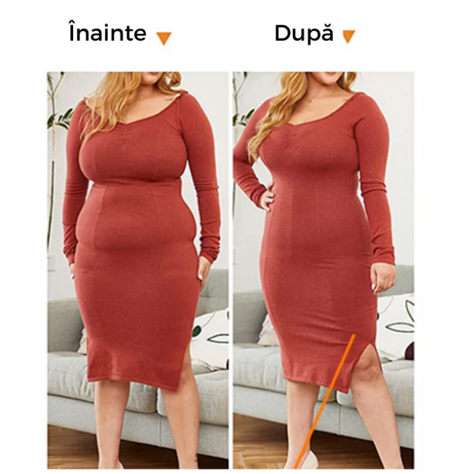 Body Modelator cu Push-Up Bej - imagine 7