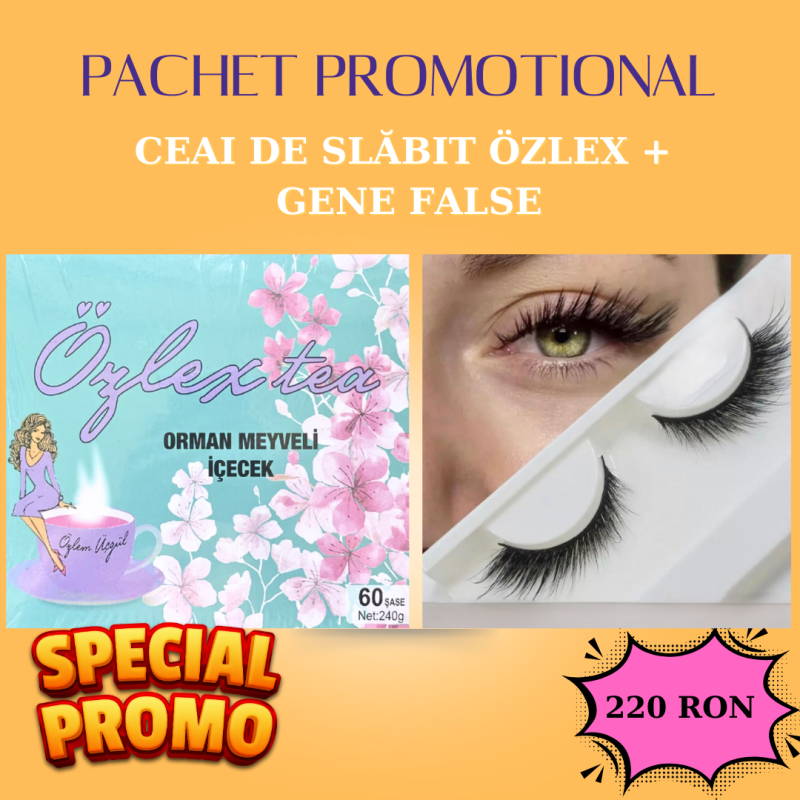 Pachet promotional - Ceai Özlex + Cadou GENE FALSE 8D